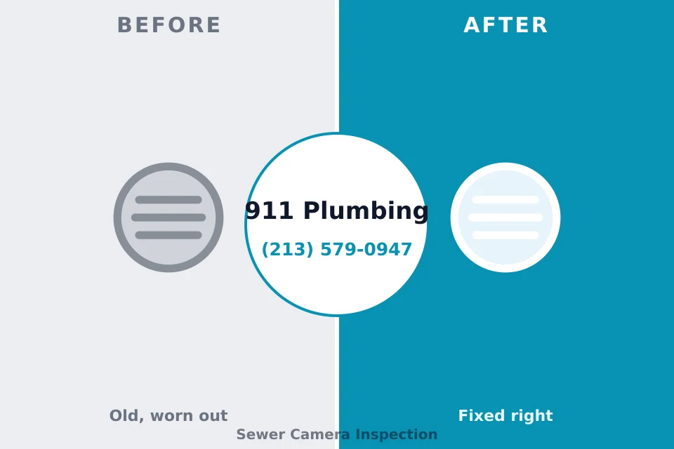 Before and after: plumbing company Round Lake Heights, IL